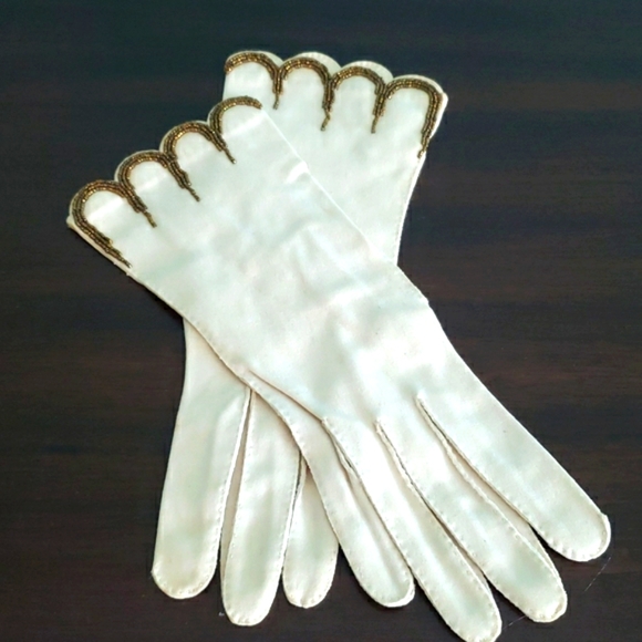 Vintage 50's dress gloves / 8 - Picture 1 of 6